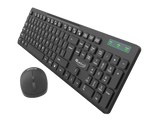 Quantum Wireless Keyboard and Mouse Combo Battery, Silent Keys 800/1200/1600 DPI Black QHM9350 BROOT COMPUSOFT LLP JAIPUR