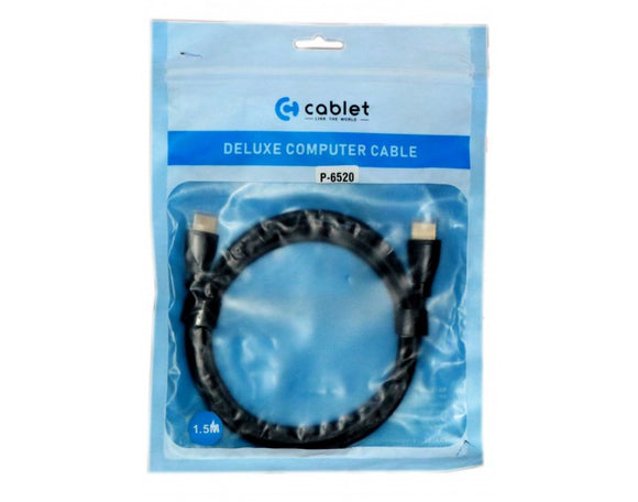 CABLET HDMI CABLE 1.5M 4K 60HZ 1080P WITH ETHERNET 18GB/S SPEED HDMI TO HDMI 1.5M 4K2K BROOT COMPUSOFT LLP JAIPUR