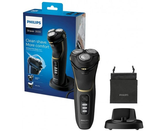 Philips Cordless Electric Shaver S3122/55, 5D Pivot & Flex Heads, 27 Comfort Cut Blades, Fast Charge, Up to 55 Min of Shaving