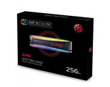 ADATA SSD 256GB NVME SPECTRIX S40G RGB XPG AS40G-256GT-C