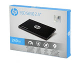 HP INTERNAL SSD 240GB SATA S650 HP SSD S650 2.5" 240GB BROOT COMPUSOFT LLP JAIPUR