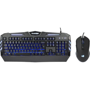 Cosmic Byte Dark Matter Gaming Keyboard and Mouse Combo, 3 color LED backlight, Upto 2400 DPI 5 button LED Mouse - BROOT COMPUSOFT LLP