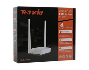 Tenda N301 White Wireless N300 Easy Setup Router BROOT COMPUSOFT LLP JAIPUR 