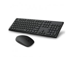 Rapoo X260 Wireless Keyboard and Mouse set 2.4 Ghz with Type Writer Key   BLACK
