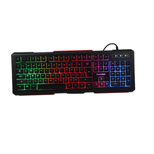 Cosmic Byte CB-GK-08 CORONA Wired Gaming Keyboard With Rainbow LED - BROOT COMPUSOFT LLP