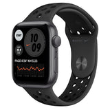 Apple Watch Nike SE GPS, 44mm Space Gray Aluminium Case with Anthracite/Black Nike Sport Band - Regular     MYYK2HN/A