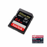 SANDISK 64GB SD EXTREME PRO 300MB