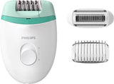 Philips BRE245/00 Corded Compact Epilator 2 in 1 - shaver and epilator for gentle hair removal at home
