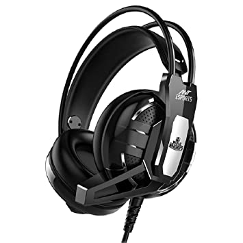 Ant Esports H520W World of Warships Edition Wired Gaming Headset for PC  PS4  Xbox One Nintendo Switch Computer and Mobile - Black