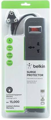 Belkin Extension Surge Protector 4 Socket