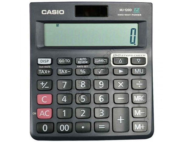 Casio MJ-120D 150 Steps Check and Correct Desktop Calculator with