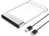 Orico SSD HDD SATA CASING 2.5 USB 3.0 TRANSPARENT 2129U3