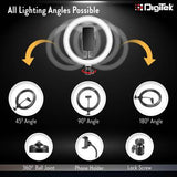 Digitek Ring Light DRL 10H 10 inch Portable with 3 color modes Dimmable Lighting BROOT COMPUSOFT LLP JAIPUR