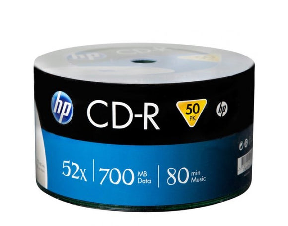 HP CD Recordable CD-R 700MB 50 Pack Wrap 700 MB CRA00070 52X BROOT COMPUSOFT LLP JAIPUR