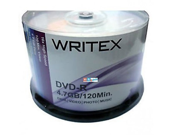 WRITEX DVD-R PACK OF 50