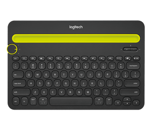 Logitech K480 Wireless Multi-Device Keyboard for Windows, Apple iOS android or Chrome, Wireless Bluetooth, Compact Space-Saving Design, PC Mac Laptop Smartphone Tablet- Black