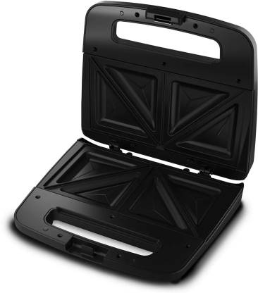 Philips HD2288/00 XL Sized Sandwich Maker, Black with Metallic Finihs