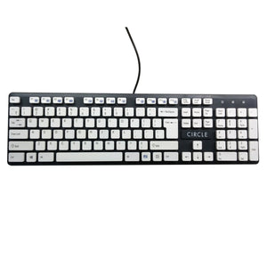 Circle Keyboard C-23 White - BROOT COMPUSOFT LLP