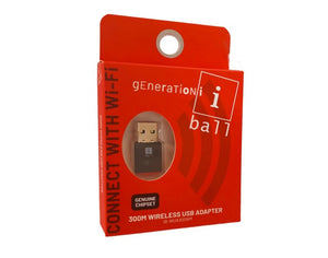 iBall Baton 300M Wireless-N Mini USB Adapter iB-WUA300NM Broot Compusoft LLP Jaipur