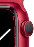 Apple Watch Series 7 Smart Watch GPS+Cellular, 41mm MKHV3HN/A,  RED, Sport Band