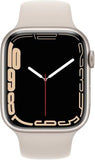 Apple Watch Series 7 GPS, 45mm Starlight Aluminium Case with Starlight Sport Band - Regular MKN63HN/A