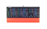 Cosmic Byte CB-GK-03 Black Eye Wired Gaming  Aluminium Mechanical Keyboard, Real RBG Backlit with Effects - BROOT COMPUSOFT LLP