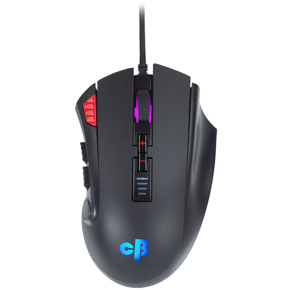 Cosmic Byte Equinox Gamma Wired Gaming Mouse, Pixart PMW3389 Sensor, Adjustable Weights, Spectra RGB with Software - BROOT COMPUSOFT LLP
