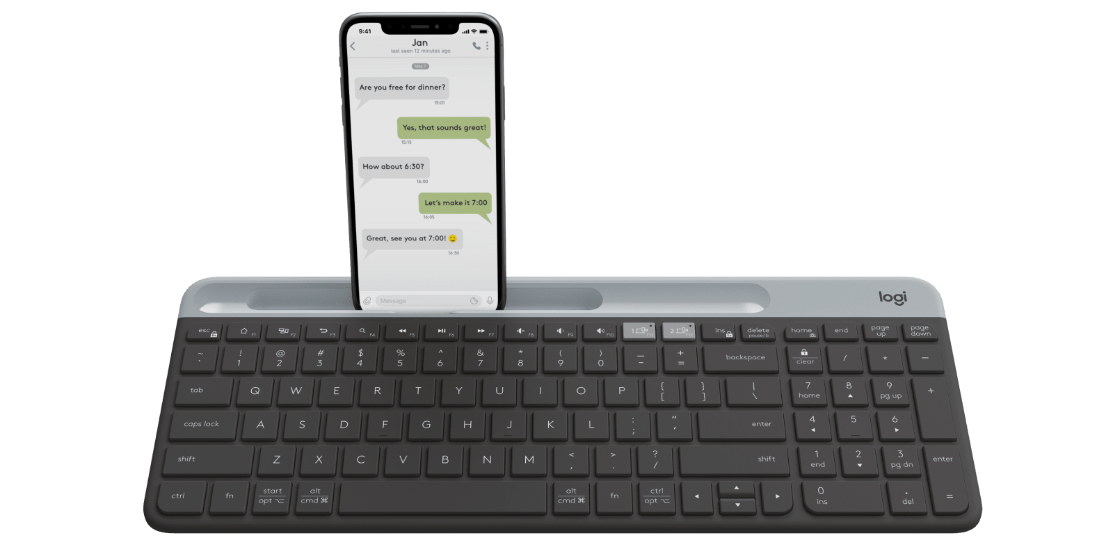 Clavier sans fil Logitech K580 - Connectez 2 appareils