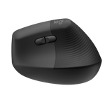 Logitech Lift Vertical Ergonomic Wireless Bluetooth Mouse  Graphite