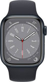 APPLE Watch Series 8 GPS 41 mm Midnight Strap, Regular MNP53HN/A