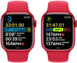 APPLE Watch Series 8 41mm GPS + Cellular  Red Strap, Regular MNJ23HN/A