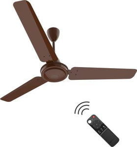 Atomberg Ozeo Energy Saving 5 Star Rated 1200 mm BLDC Motor with Remote 3 Blade Ceiling Fan Brown