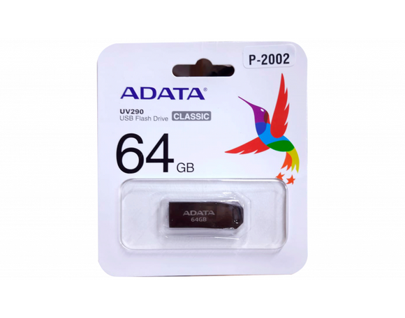 ADATA PENDRIVE 64GB 2.0 METAL UV290 UV290 64GB BROOT COMPUSOFT LLP JAIPUR