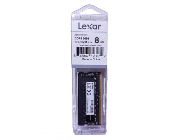 Lexar LAPTOP RAM 8GB DDR4 2666 MHz LD4AS008G B2666GSSC BROOT COMPUSOFT LLP JAIPUR
