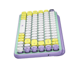 Logitech POP Keys Mechanical Wireless Keyboard with Customisable Emoji Keys,  - Daydream