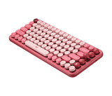 Logitech POP Keys Mechanical Wireless Keyboard with Customisable Emoji Keys, Heartbreaker Rose