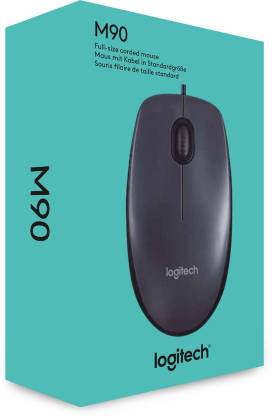 Logitech Wired Mouse M90 BROOT COMPUSOFT LLP JAIPUR