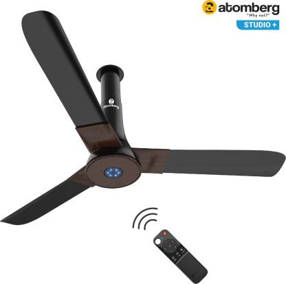 Atomberg Studio+ 1200 mm BLDC Motor with Remote 3 Blade Ceiling Fan BROOT COMPUSOFT LLP JAIPUR