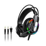 Ant Esports H630 RGB Wired Gaming Headset for PC PS4  Xbox One, Nintendo Switch, Computer and Mobile - Black