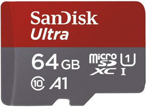 SanDisk Ultra Micro SD Memory Card 64GB C10 - BROOT COMPUSOFT LLP