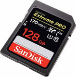 Sandisk Extreme Pro SD Card 128 GB 170 mb/s