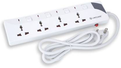 Lapcare 4 WAY EXTENSION SOCKET WITH SPIKE BUSTER 3M CABLE 5 Socket Extension Boards