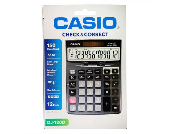 Casio DJ-120D 150 Steps Check and Correct Desktop BROOT COMPUSOFT LLP JAIPUR